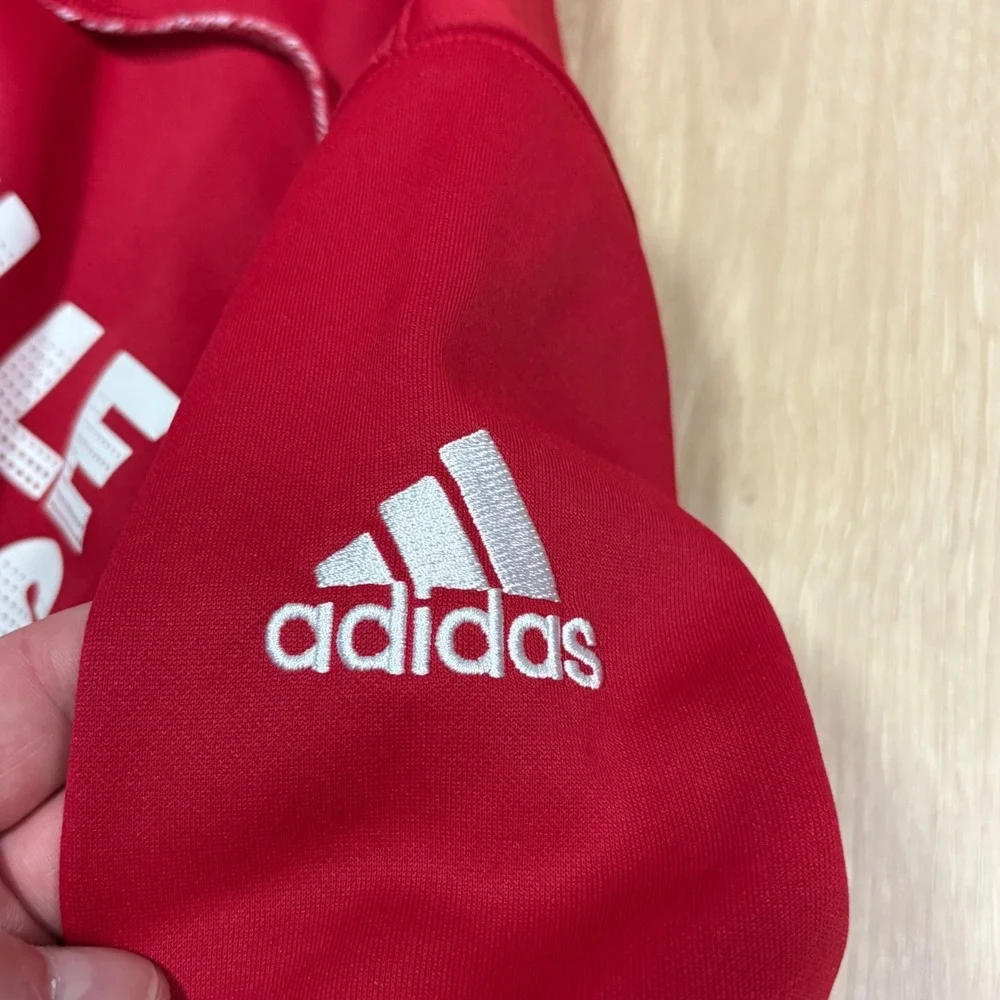 Adidas Louisville Cardinals Mens Small Red ClimaWarm Hoodie Sweatshirt NCAA